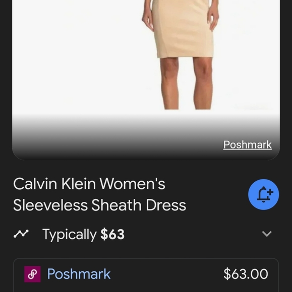 Calvin Klein biege dress. - Picture 5 of 8